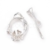 Eco-friendly Brass Toggle Clasps KK-D082-20S-1