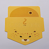 Animal Cartoon Greeting Cards DIY-WH0161-08-1