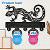 Wood & Iron Wall Mounted Hangers HJEW-WH0055-057-4