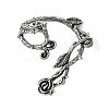 316 Surgical Stainless Steel Cuff Earrings EJEW-E300-11AS-01-1