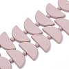 Rubberized Style Acrylic Beads MACR-T011-14D-1
