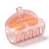 Grapefruit Pattern Acrylic Claw Hair Clips PHAR-G004-02-2