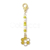 4Pcs 4 Styles Alloy Enamel Pendant Decorations HJEW-JM01696-3