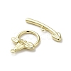 Brass Toggle Clasps KK-C048-06G-3