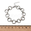 304 Stainless Steel Link Chain Bracelets for Women BJEW-P388-02A-P-5