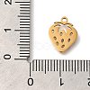 201 Stainless Steel Pendants STAS-R136-01G-02-3