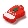 Christmas series Silicone Beads SIL-S006-01G-2