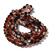 Crackle Glass Beads Strands X1-CCG-C002-8mm-02-2