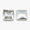 Pointed Back Glass Rhinestone Cabochons RGLA-T027-10x10mm-01-2