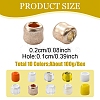 100G 10 Colors Glass Seed Beads SEED-YW0002-89A-3