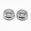 Brass Flat Round Spacer Beads X-KK-M085-A-12P-NR-2
