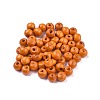 Dyed Natural Wood Beads X-WOOD-Q006-8mm-09-LF-1