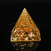 Orgonite Pyramid Resin Display Decorations X-G-PW0005-05H-1