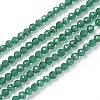 Transparent Glass Beads Strands GLAA-F094-A17-1