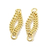 Brass Connector Charms KK-P258-14G-2