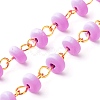 Handmade Polymer Clay Beaded Chain AJEW-JB00999-4