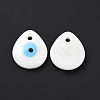 Handmade Lampwork Evil Eye Pendants LAMP-E106-01B-3