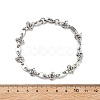 304 Stainless Steel Oval Link Bracelets for Men Women BJEW-V007-02P-3