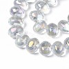 Electroplate Glass Beads Strand EGLA-S188-22-B03-6