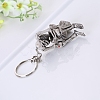 Skull Sitting on Toilet Pendant Keychain SKUL-PW0004-44-2