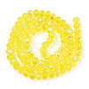 Electroplate Glass Beads Strands EGLA-A034-T3mm-L28-3