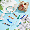 Glass Pendant Decorations HJEW-GO00026-4
