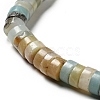Natural Amazonite Heishi Beads Strands G-I326-08-4