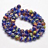 Round Millefiori Glass Beads Strands LK-P001-30-3