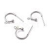Non-Tarnish 304 Stainless Steel Half Hoop Earrings STAS-Z028-B02-P-2