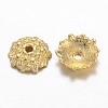 Tibetan Style Bead Caps TIBEB-LF1650Y-G-FF-2