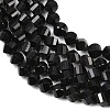 Natural Black Tourmaline Beads Strands G-P611-C37-01-4