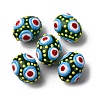 Glass Enamel Beads GLAA-C038-01F-1