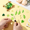 300Pcs 10 Styles Transparent Acrylic Pendants OACR-SC0002-48-4