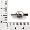 304 Stainless Steel European Clasps STAS-Z115-04P-06-3