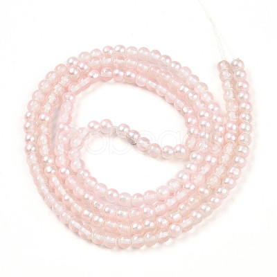 Baking Paint Transparent Glass Beads X1-DGLA-N011-4mm-03-1
