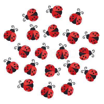 Polyester Embroidery Sew on Cloth Patches PATC-WH0024-009-1