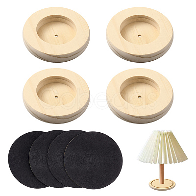 Rubber Wood Timber Table Lamp Base WOOD-PH0003-60A-1