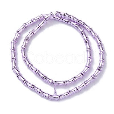Electroplate Glass Beads Strands EGLA-Q128-13B-1