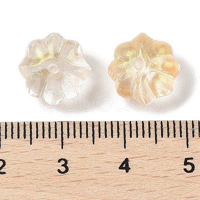 Transparent Spray Paint Glass Beads GLAA-Z011-10K-1