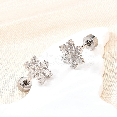304 Stainless Steel Stud Earrings EJEW-H161-01P-E-1