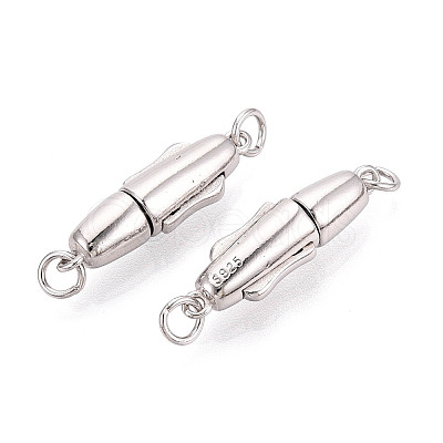 925 Sterling Silver Bayonet Clasps STER-T008-76P-1
