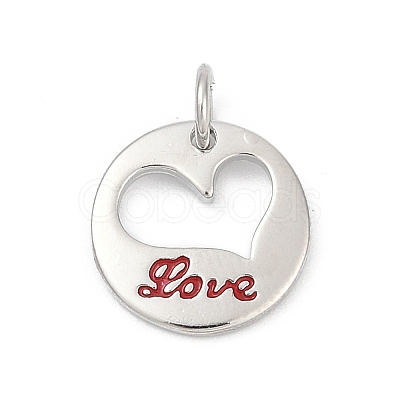 Brass Enamel Charms KK-U062-30P-02-1