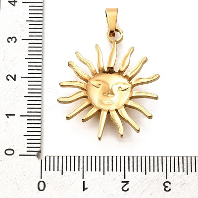 304 Stainless Steel Pendants STAS-B079-03G-01-1
