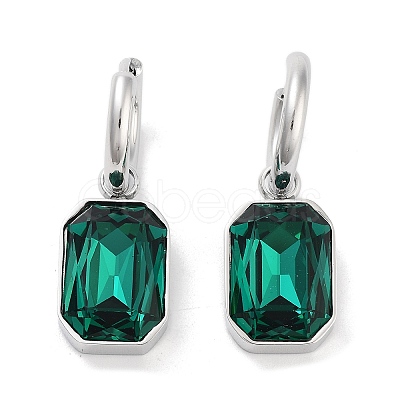 304 Stainless Steel Hoop Earring Hand Polished EJEW-C017-06P-01-1