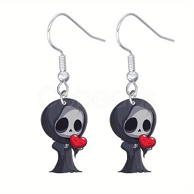 Acrylic Dangle Earrings FS-WG2DB4D-13-1