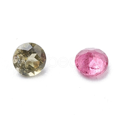 Faceted Natural Multicolor Tourmaline Cabochons X-G-I295-05C-02-1