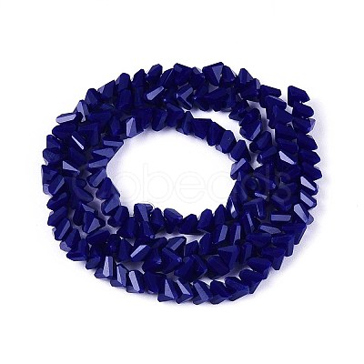 Opaque Glass Beads Strands GLAA-N019-4mm-20-1