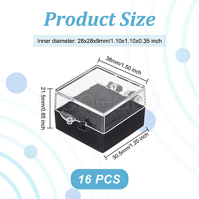Plastic Presentation Boxes for Badge Storage & Display AJEW-WH0502-09-1