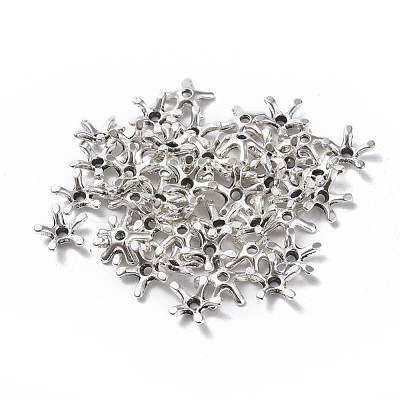 Tibetan Silver Bead Caps AB127-1