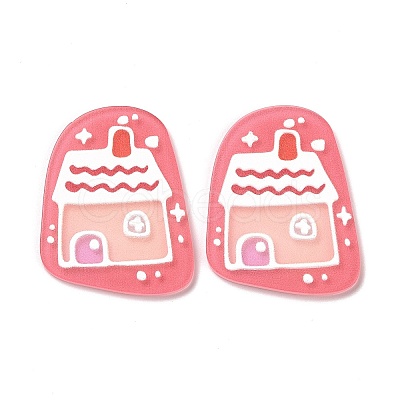 Printed Acrylic Cabochons MACR-C003-31-1